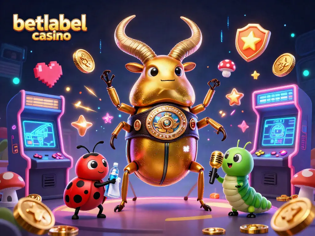 Experience the thrill at betlabel casino featuring vibrant characters and gaming elements.